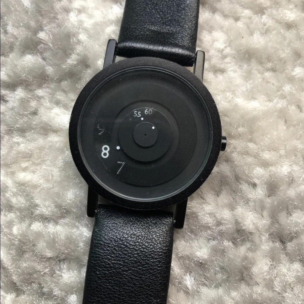 Reveal by Projects Leather Watch